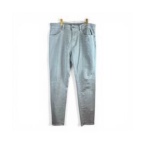 American Eagle Airflex Straight Leg Gray Jeans 36x34 Stretch Denim